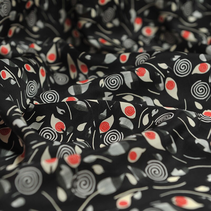 Mulberry silk double joe fabric cloth per meter 19mm wide 113cm soft clothing dress shirt fabric for women express