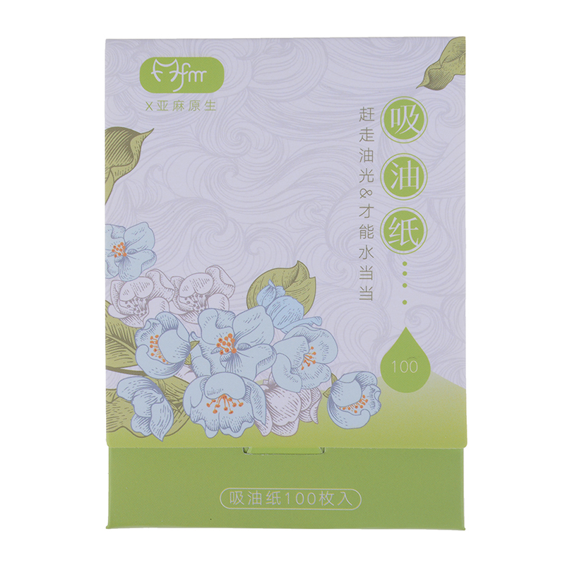 100pc/ poser sommer ansigtsolie blotting ark olieabsorberende papir ansigtsrens olie kontrol krympe porer ansigts renseværktøj: Grøn