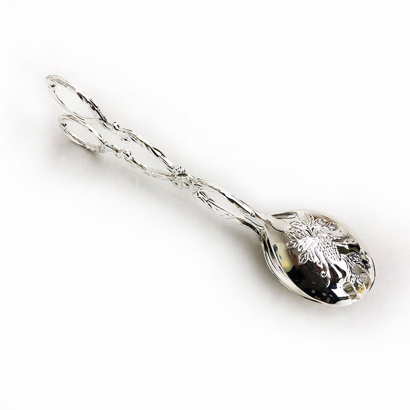 Pince à gâteau plaqué or, pince à pâtisserie pour salade et pain, outil de cuisson pour Barbecue, pince à gâteau pour salade de fruits, ustensiles de cuisine: c