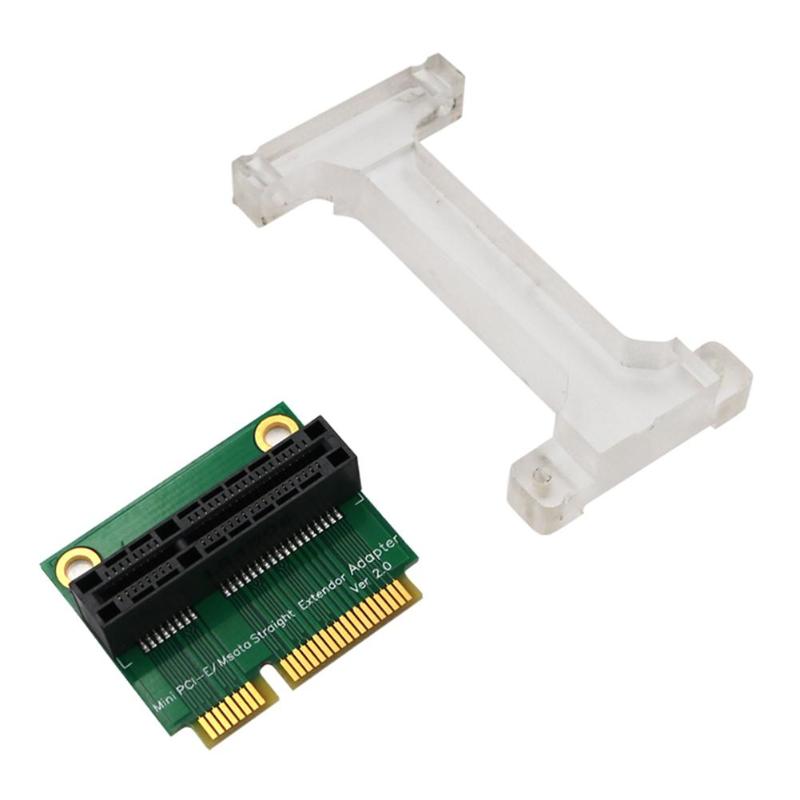 Mini PCI-E mSATA Adapter Card Connector for 3G 4G LTE GPS Module mSATA SSD Card More Reliable Plastic Support Frame