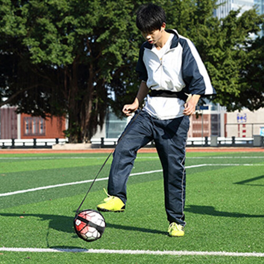 Soccer Training Sports Assistance Adjustable Football Trainer Soccer Ball Practice Belt Training Equipment Kick Waist Belts