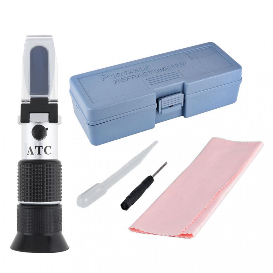 Hand Held Brix Honey Refractometer Measure Brix Baume Concentration Tester Meter Tool