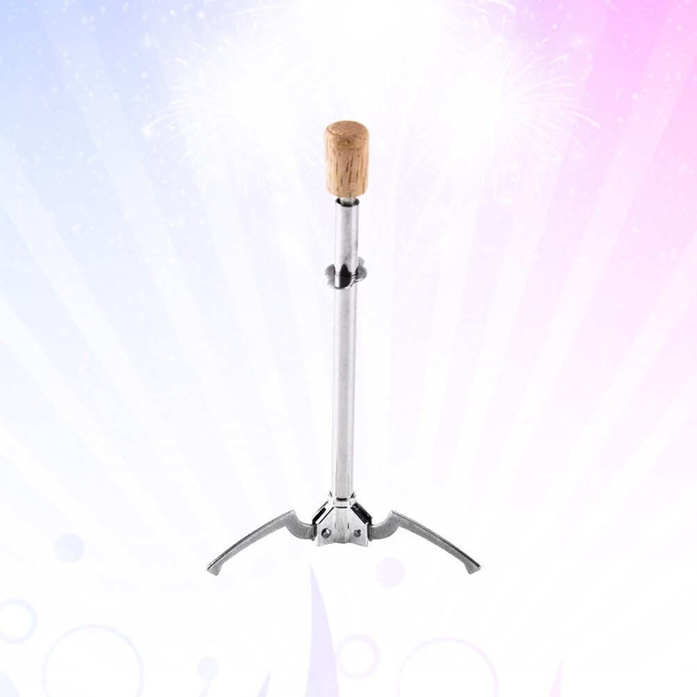 1Pc Rvs Multifunctionele Ijs Clip Clap Voedsel Tong Driehoek Vorm (Zilver)