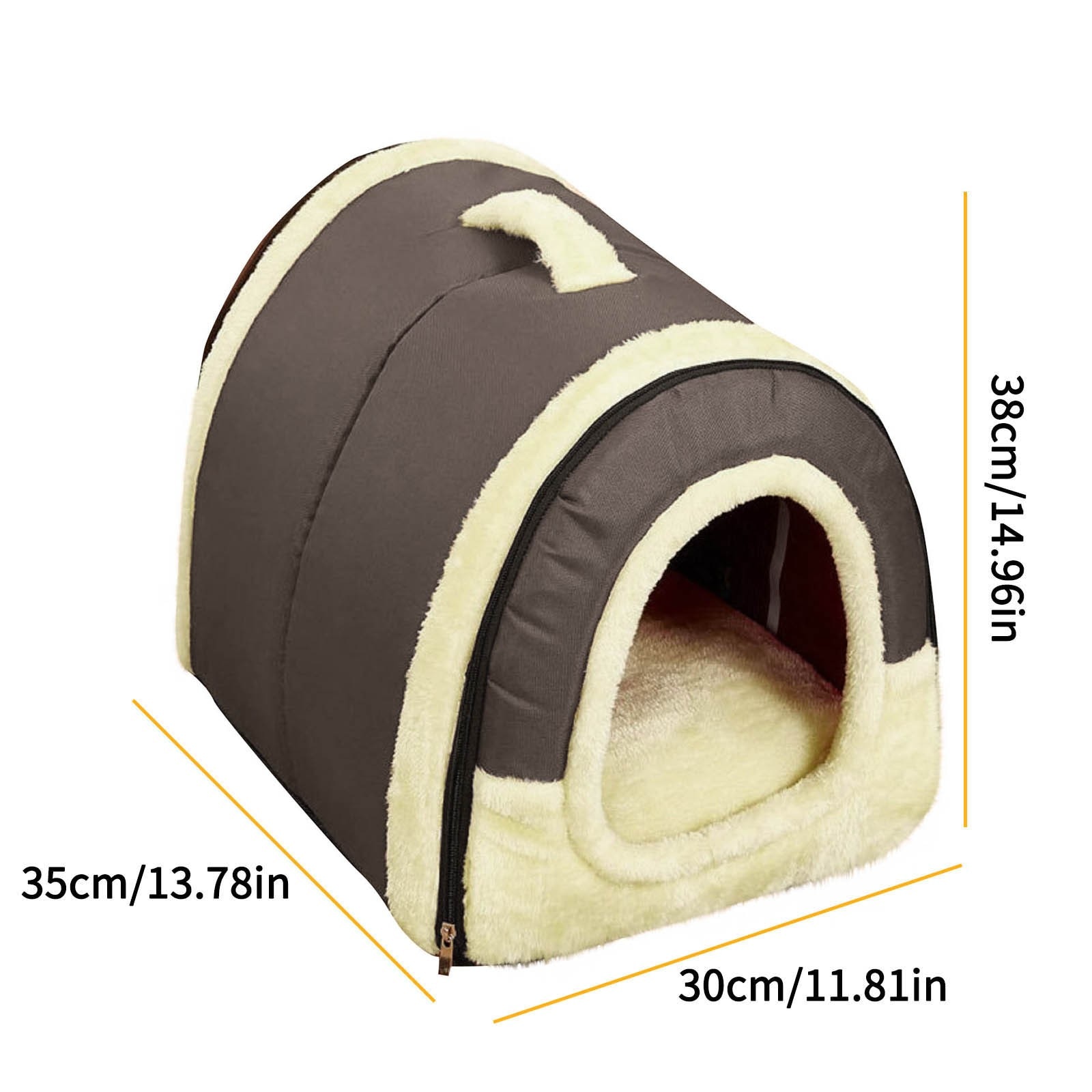 Comfortabele Pluche Kennel Honden Huisdier Kattenbakvulling Diepe Slaap Kattenbakvulling Slapen Bed Kat Bed Kussen Huis Voor Huis Tent dierenwinkel