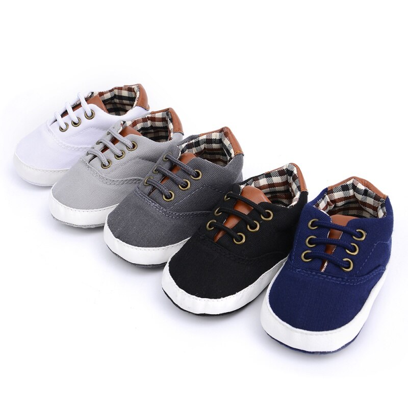 Summer Baby Shoes Newborn Baby Girl Boys Causal Bow Anti-slip Shoes Plaid Patchwork Soft Sole Sneakers Prewalker 0-18M