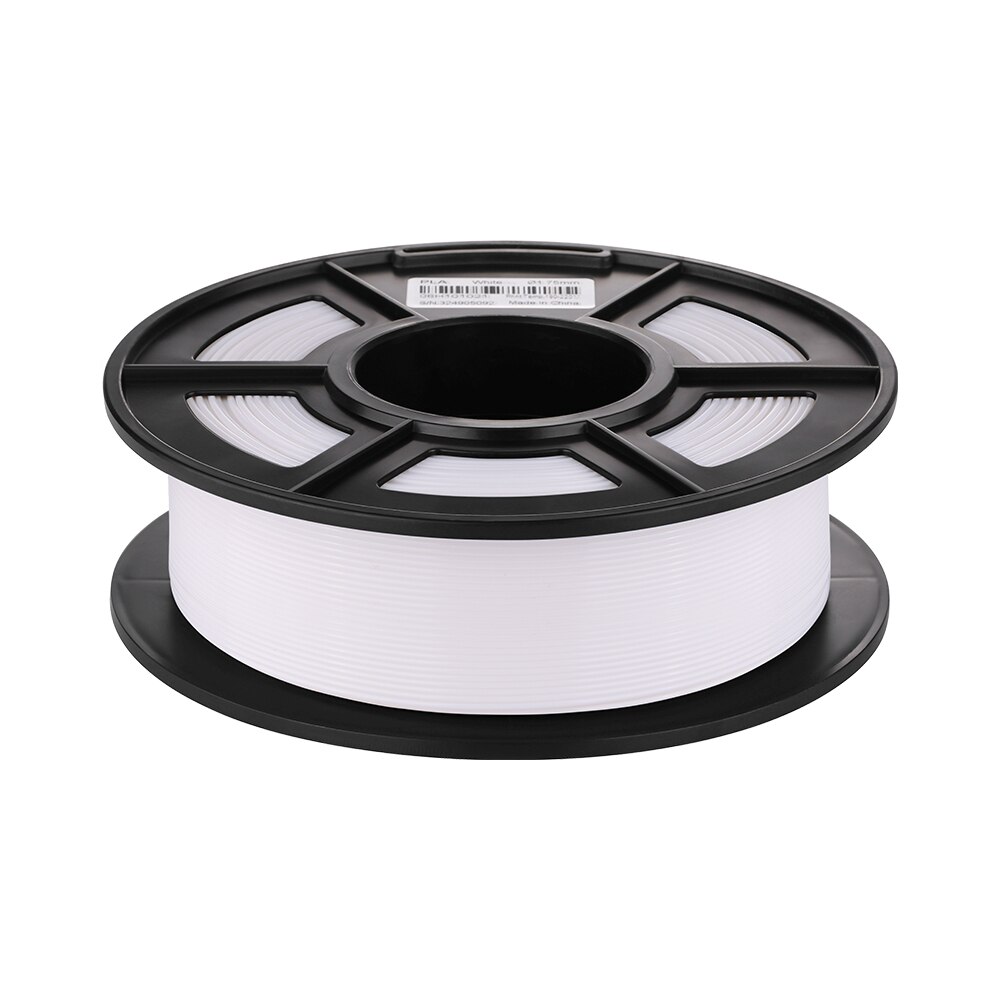 2 pieces/lot ANYCUBIC 1.75mm PLA Filament 1KG/Roll Neat Spool No Bubble Tangle Print Smoothly ECO-friendly For Mega Chiron Vyper: 1KG White-2PCS
