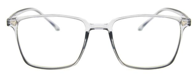 Heren klassieke vierkante brilmonturen merk dames decoratie optische bril heren: Helder grijs