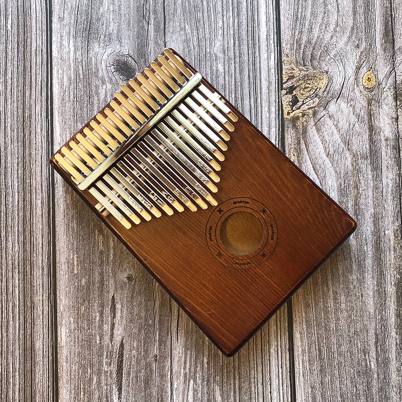 17 Keys Kalimba Mbira Sanza Likembe Thumb Piano Rosewood Instrument Traditional African Music Instruments 17 tone