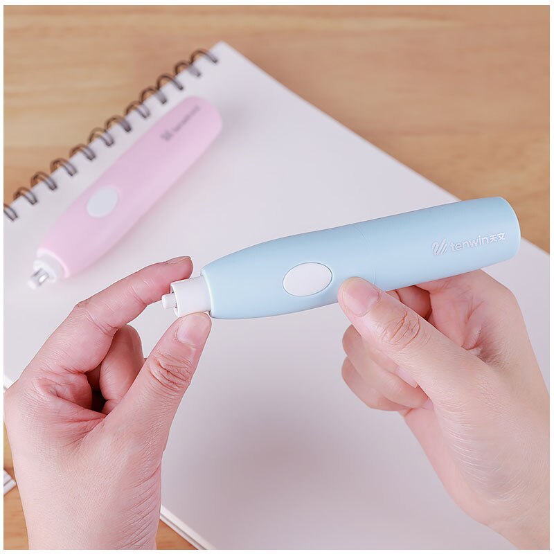 Electric Pencil Eraser Kit Battery Operated Highlights Erasing Effects Office Students Electric Eraser for Sketch Stationery Art