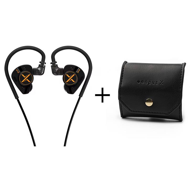 ooopusX Op.22 op22 Earphpne 2DD 2BA Drivers in-Ear Monitors with Adjustable Tuning Options 0.78 2pin S Cable 3.5mm Without mic: Red