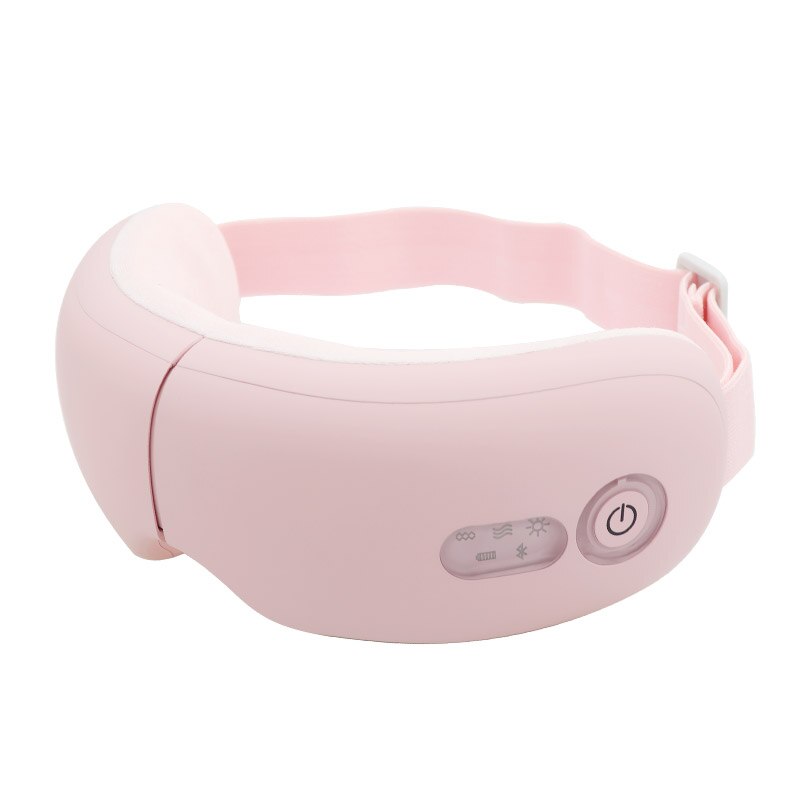 Smart Airbag Vibration Eye Massager Eye Care Instrumen Heating Bluetooth Music Relieves Fatigue Anti Wrinkles Relax Eyescare: pink