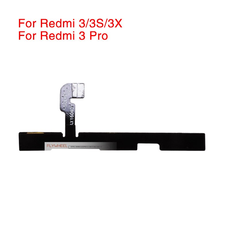 1pcs Power Button Flex Replacement For Xiaomi Redmi S2 3 3X 3S 4A 4X 5A 6A 7 5 Plus Note 5 6 Pro Mute Volume Control Side Switch