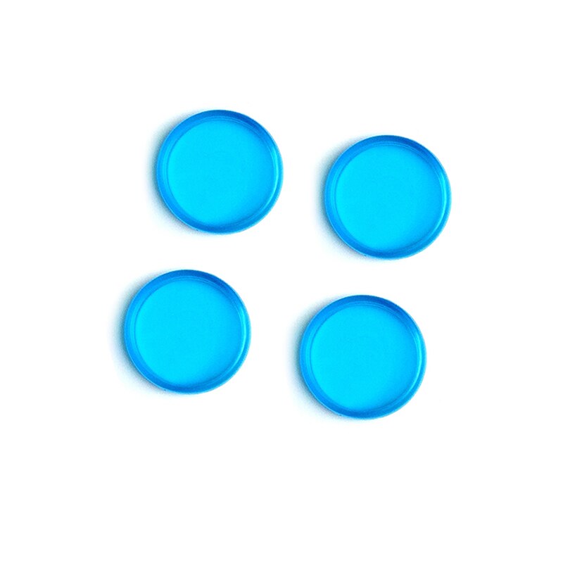 10PCS/Lot Arc Binding Notebook Arc Binding Notebook Office Supplies Mushroom Hole Disc-binding Loose Book Binding Ring Disc: Blue(10pcs)