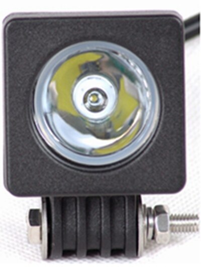Yait pyöreä 10w led työvalo neliö 12v led traktorin työvalot offroad ajo 4 x 4 mönkijä auto moottoripyörä led valot kuorma-autolle: 1 kpl spottineliö