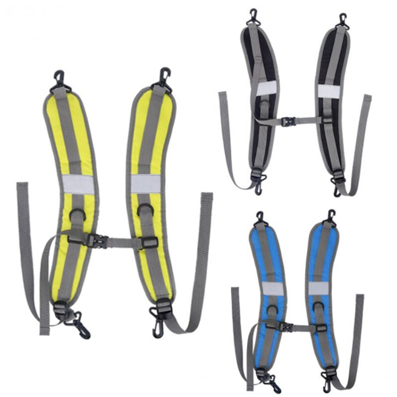 1 Paar Schouderriem Nylon Waterdichte Rugzak Verstelbare Riem Duurzaam Outdoor Tassen Schouder Riem Vervanging 4 Kleuren