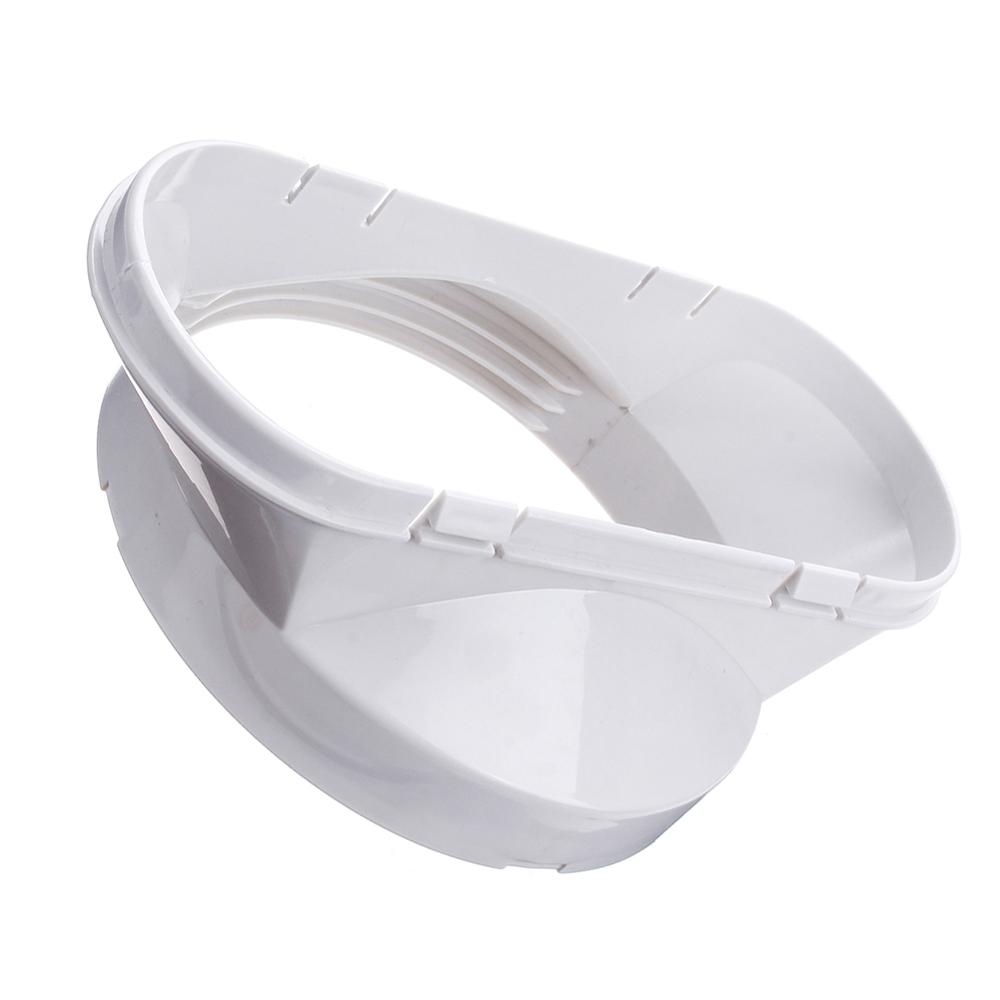 Adaptateur de climatiseur Mobile 13cm | Fenêtre blanche Durable en PVC, Mini climatiseur fendu pour pièces de rechange de climatiseur Portable