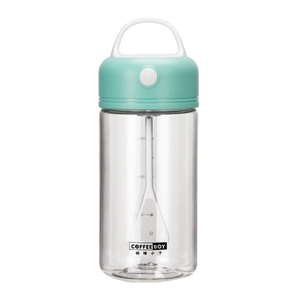 Tasse d'agitation électrique de 380ML, tasse à café en Tritan, à agitation magnétique, bouteille d'eau, ustensile de cuisine: green