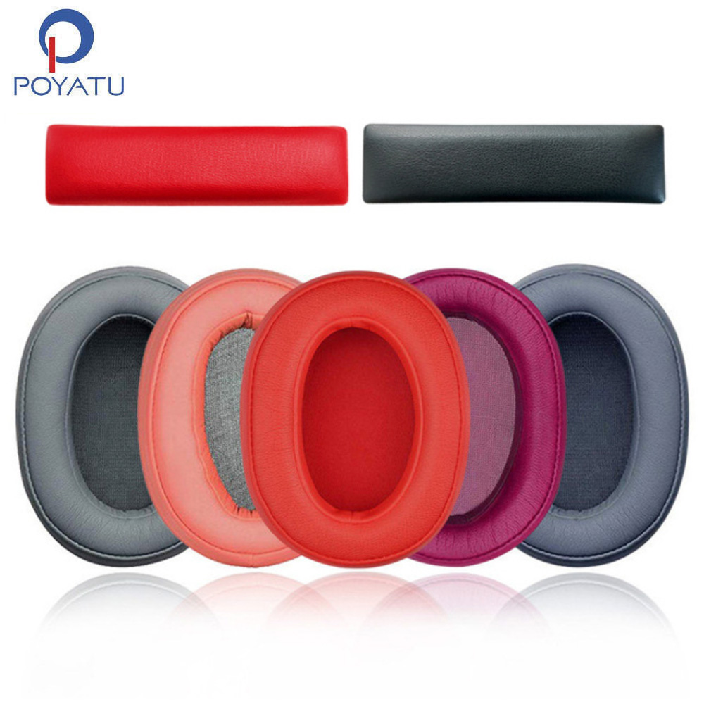 POYATU – bandeau de casque pour SONY MDR-100ABN WH-H900N, avec coussin de remplacement