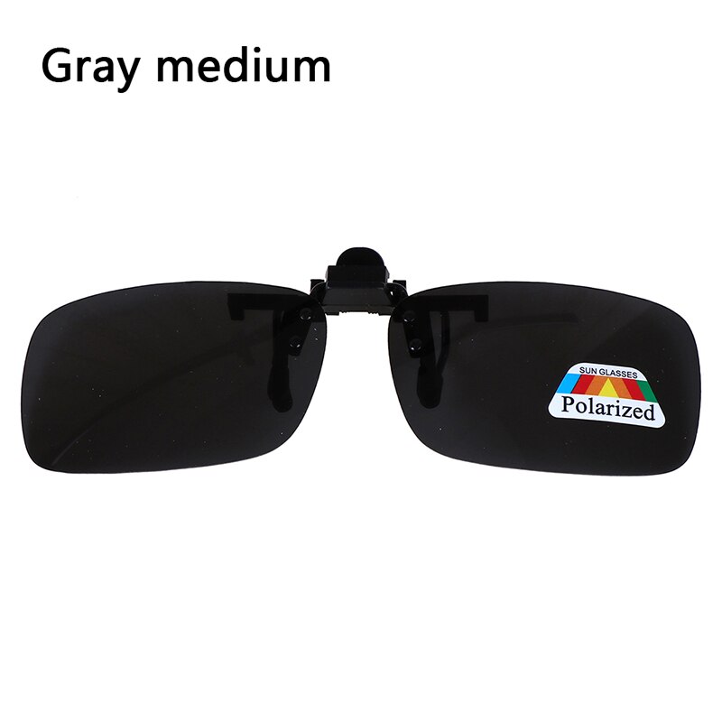 Nowy 1 szt. Clip-on spolaryzowane okulary przeciwsłoneczne Night Vision Flip-up okulary do jazdy w dzień: GYM