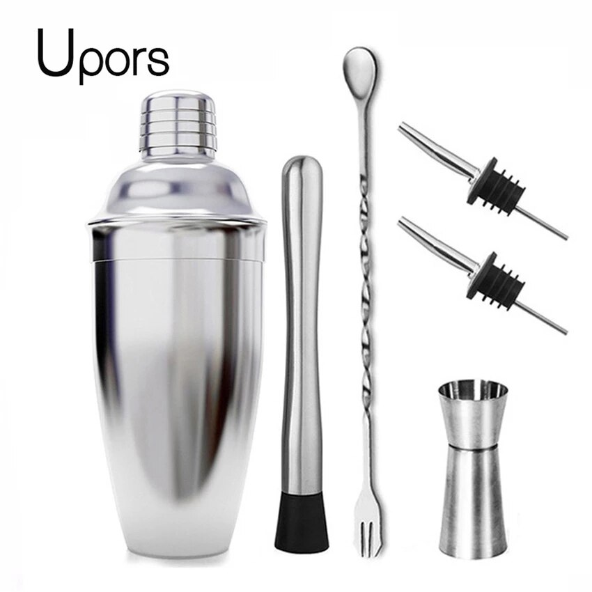 GPPZM Stainless Steel Cocktail Shaker Mixer Wine Martini Boston Shaker For  Bartender Drink Party Bar Tools Hand Cocktail Shaker 400ML