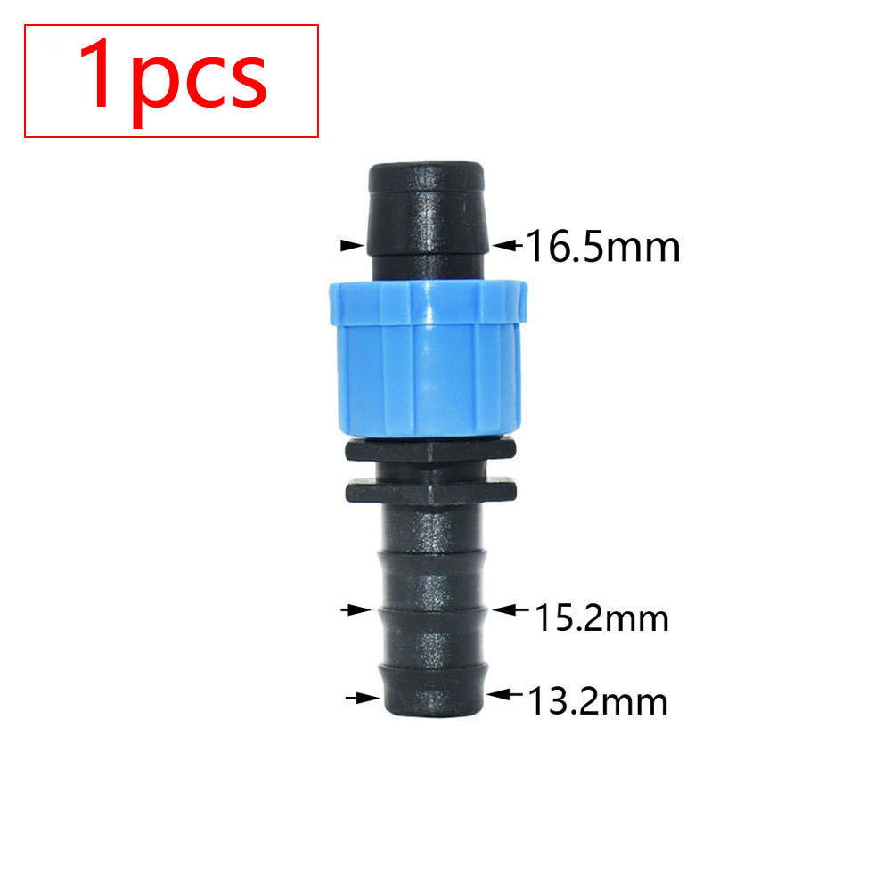 16 mm irrigatie druppeltape connectoren boerderij micro waterbesparend irrigatiesysteem slang gezamenlijke tuin waterfitting: Blauw