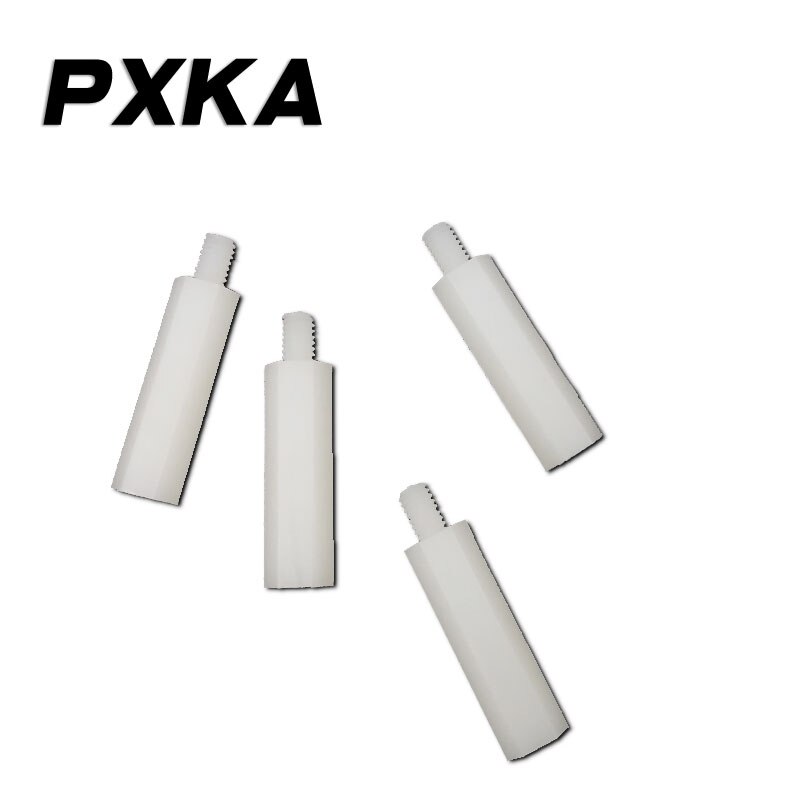【Single head M2.5】Nylon stud Hexagon isolation column Plastic screw Plastic nylon column