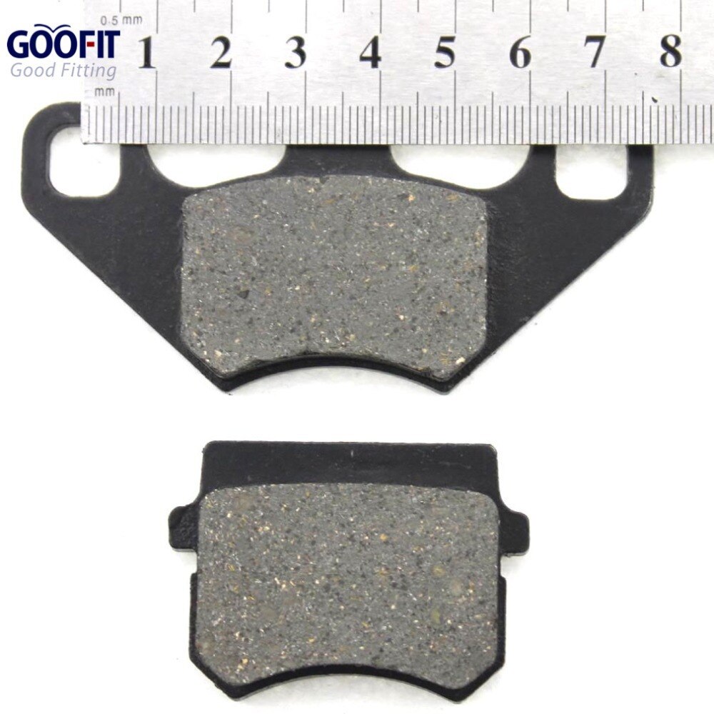 GOOFIT Schijfrem Pad voor 50cc 70cc 90cc 110cc 125cc ATV Go Kart Quad Bikes Dune Buggy 4 Wheeler C029-016