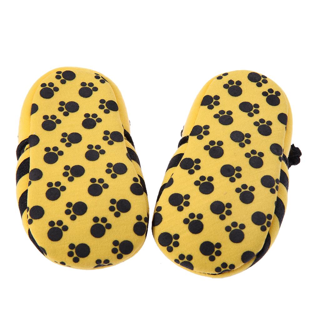 Cartoon Baby Shoes Yellow Bee PatternElastic Band Soft First Walker Shoes for Baby Kids