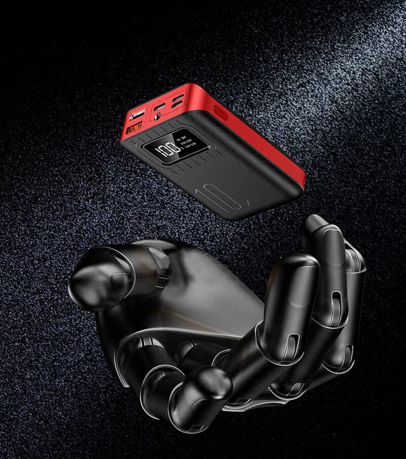 Power Bank 10000mah Draagbare 2.1A Snel Opladen Externe Batterij Powerbank Met LED Licht Voor iPhone Android Xiaomi Poverbank