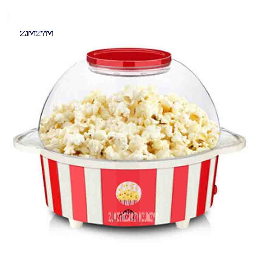 Nuovo arrivo MP-100 elettrico Mini famiglia Popcorn Maker grande capacità macchina automatica Popcorn 5.0L 220V 850W 1 pentola/3 minuti