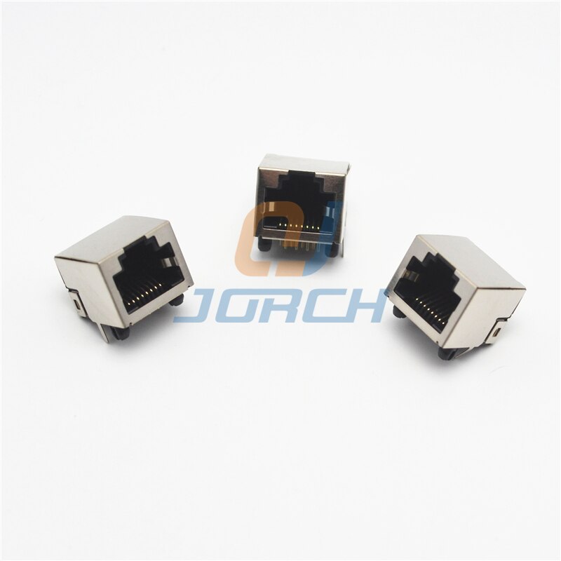 Network interface RJ45 connector socket no lamp No shrapnel Cat5 RJ45 Plug pcb jack 8p8c connector adapter