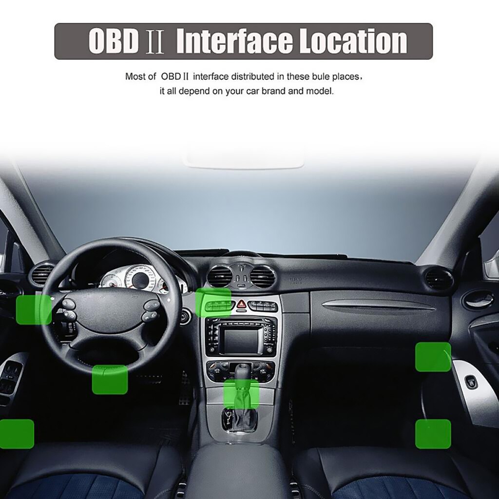 OBD II Cable Diagnostic Adaptor OBD II To Mini USB Cable Adaptor For HUD5.5