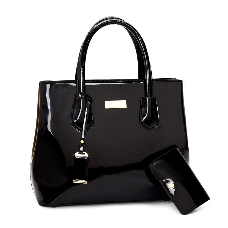 Mirror Shoulder Leather Bag