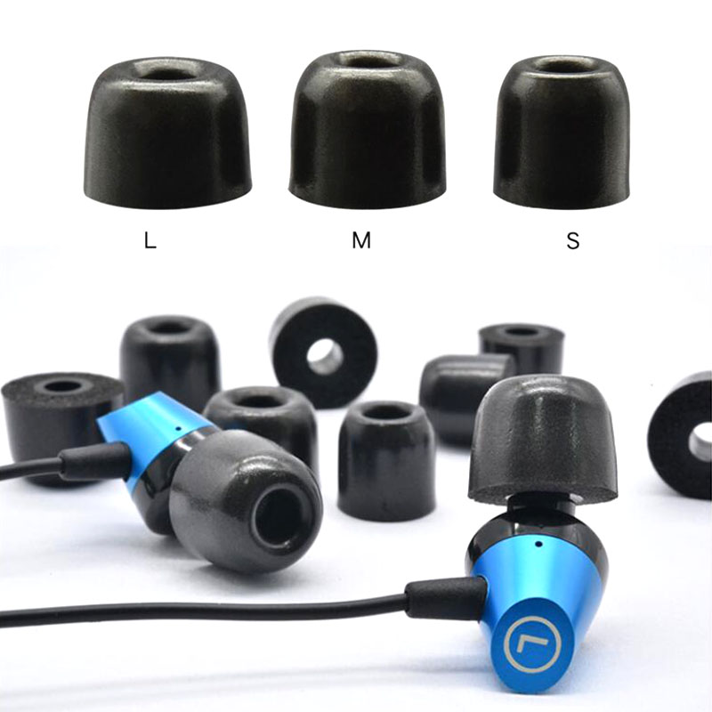 3Pairs Upgrade Memory Foam Eartips T100 3.0mm (L M S) Ear Pads For Shure Se215 Earbuds Great Replacement For In-ear Tips