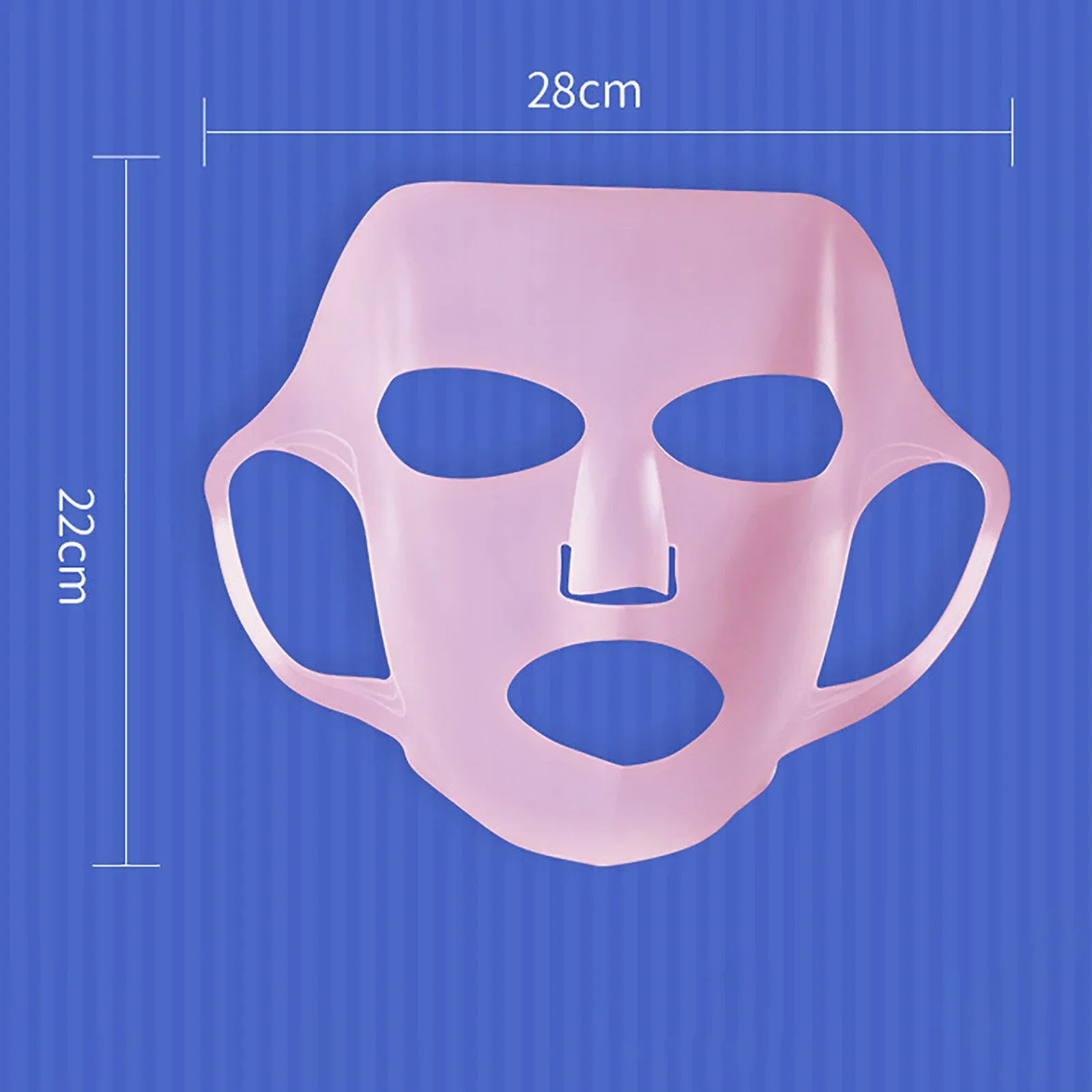 Siliconen Oor Opknoping Gezichtsmasker Cover Herbruikbare Hydraterende Gezichtsbescherming Dubbele Absorptie Anti Verdamping Masker Beschermhoes: Zilver