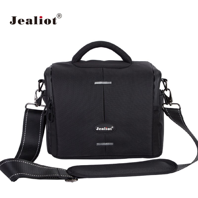 Jealiot-Bolso para cámara réflex digital, bolsa de hombro, impermeable, para lente de foto y vídeo, para DSLR, Canon 700D, 6D, 5D: Default Title