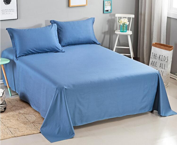 Drap de lit cototn 100% coton | Couleur unie, 40x40 133x82, 250cm x 250cm