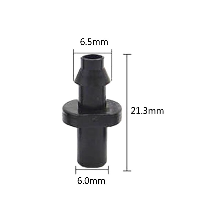 10 st 1/4 &quot; trädgårdsvatten bevattning hängande dimma sprinkler munstycke tee 4/7 slang dimma dimma sprayer kit för trädgårdsarbete växthus