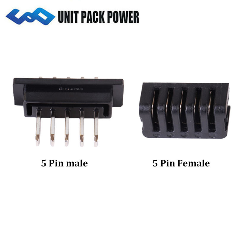 Hailong Ebike Battery Power discharge connector 4pins 5pins Male or Female Battery Base Plate Mouted Parts plug Replacement: Clear