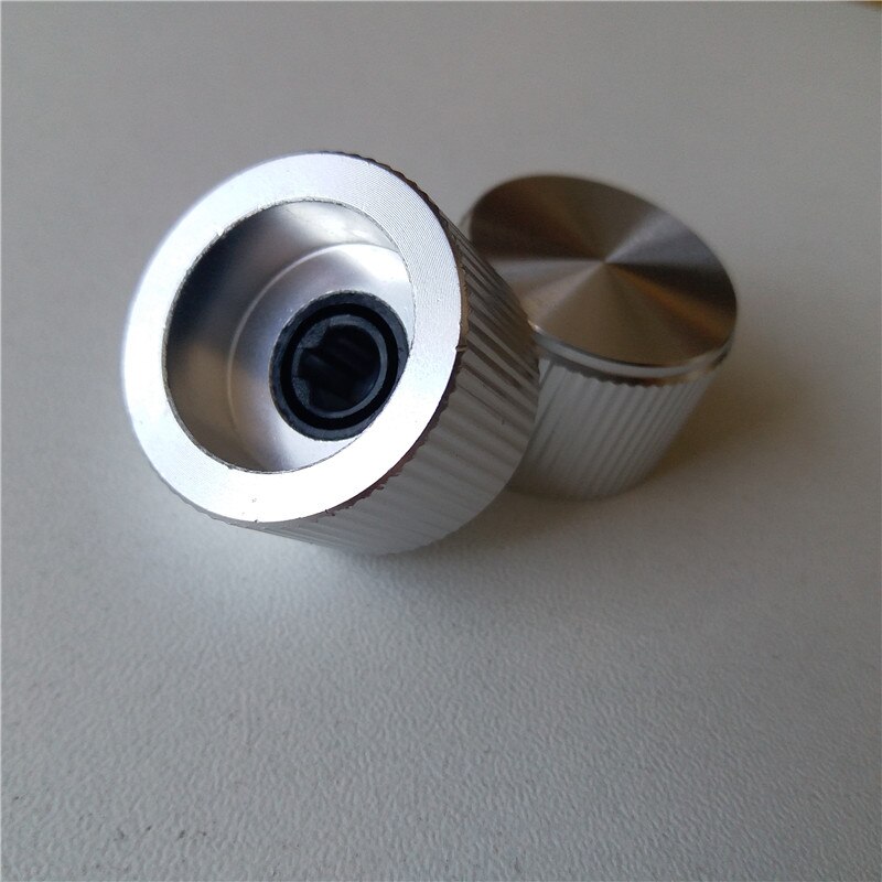 5Pcs Aluminium Knop Potentiometer Knop 25*17*6Mm Potentiometer Cap Volumeknop Versterker Buis Knop Schakelaar cap Encoder