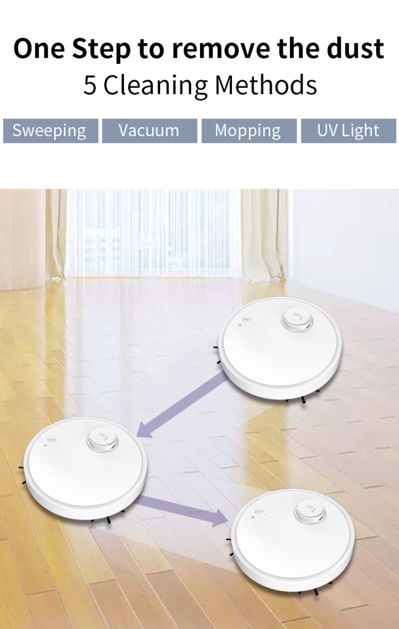 Smart Vacuum Cleaner Robot Vacuum Cleaner Map Navigation Suction Smart Memory Sweeping Robot With Mopping Function