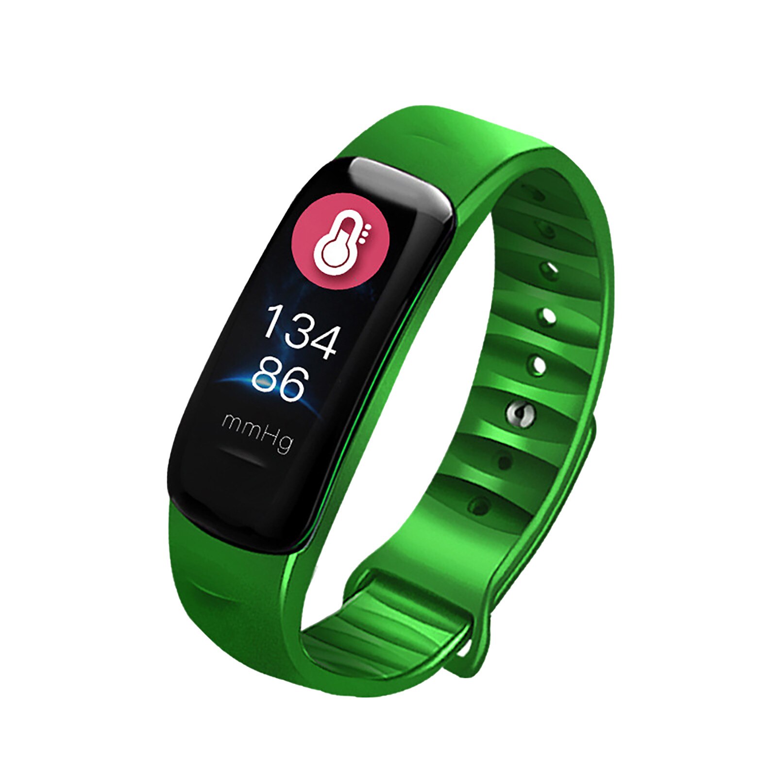 Sport Smart Wrist Watch Bracelet Display Fitness Gauge Step Tracker Digital LCD Pedometer Run Step Walking Calorie Counter: green