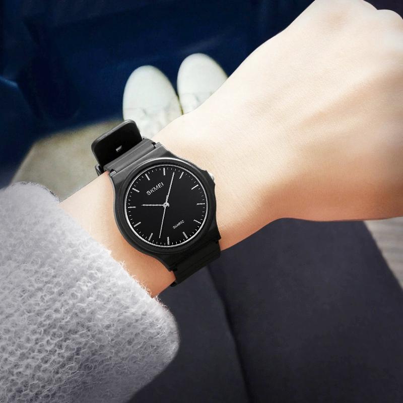 SKMEI Simple Women Men Watches Personality Teens 3bar Waterproof Quartz Wristatches Ladies Mes Relogio Feminino 1419