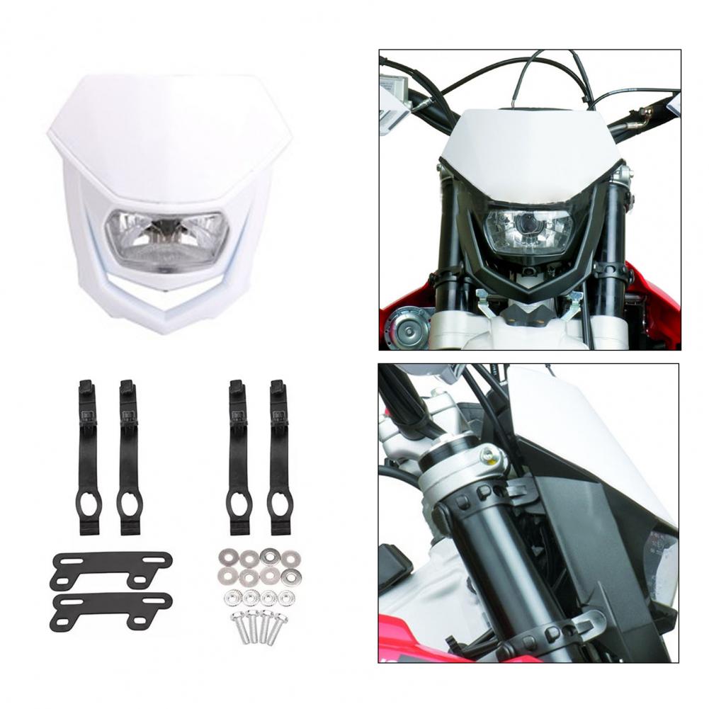 ¡85% ! Faro Universal de 12V para Motocross Enduro, luz para moto de cross
