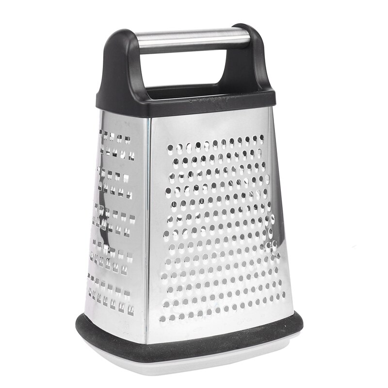 Spring Chef Box Grater, Stainless Steel with 4 Sides, Best for Parmesan Cheese Retail: Default Title