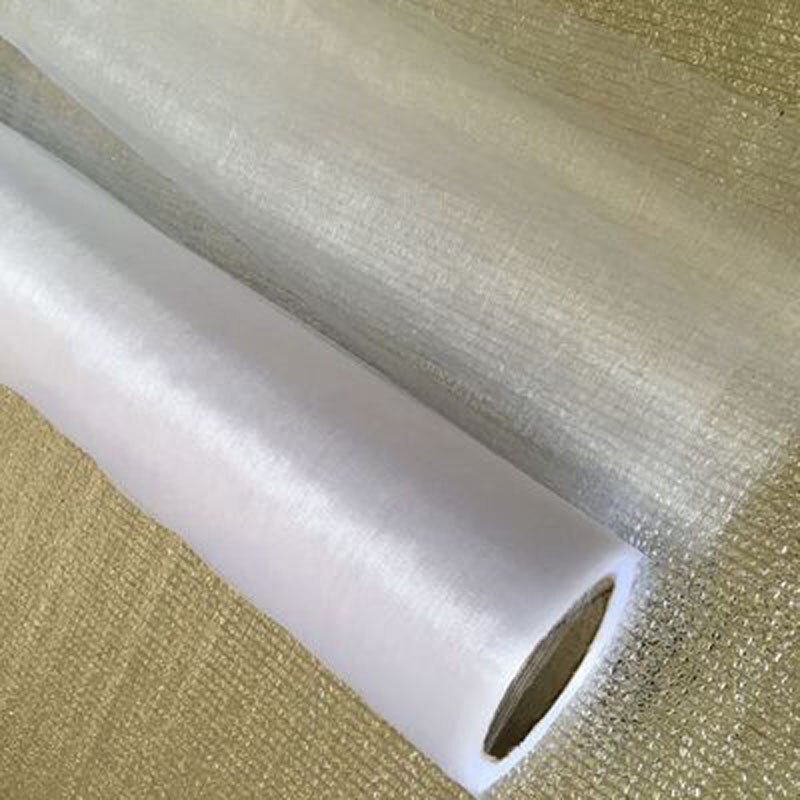 5 meter 500 x 65cm doorschijnende kristallen organza tule rol stof voor bruiloft feest huisdecoratie jaar decoratie doe-het-zelf naaien