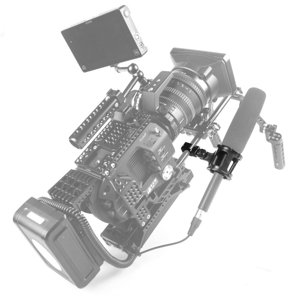 SmallRig DSLR Camera Camcorder Microphone Support Mount with 15mm Rod Clamp 1802