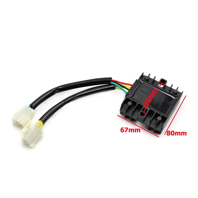 12 V 6 draden DC Spanningsregelaar Gelijkrichter Voor GY6 50cc 125cc 150cc 200cc 250cc Motorfiets crossmotor Scooter ATV Quad Go-Kart