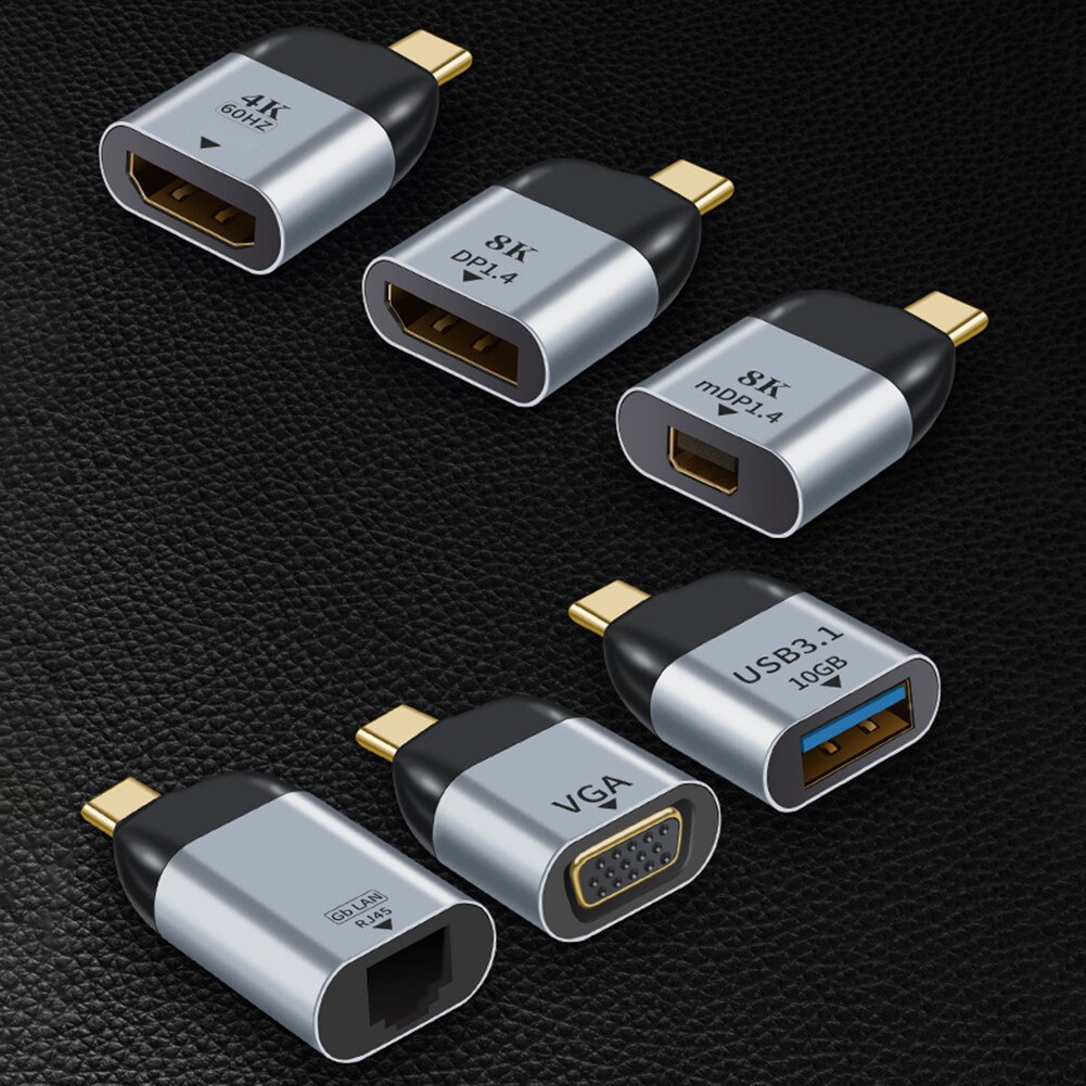 Greluma 2 Piezas Adaptador USB-C Tipo-C Macho A Hembra De 90 Grados