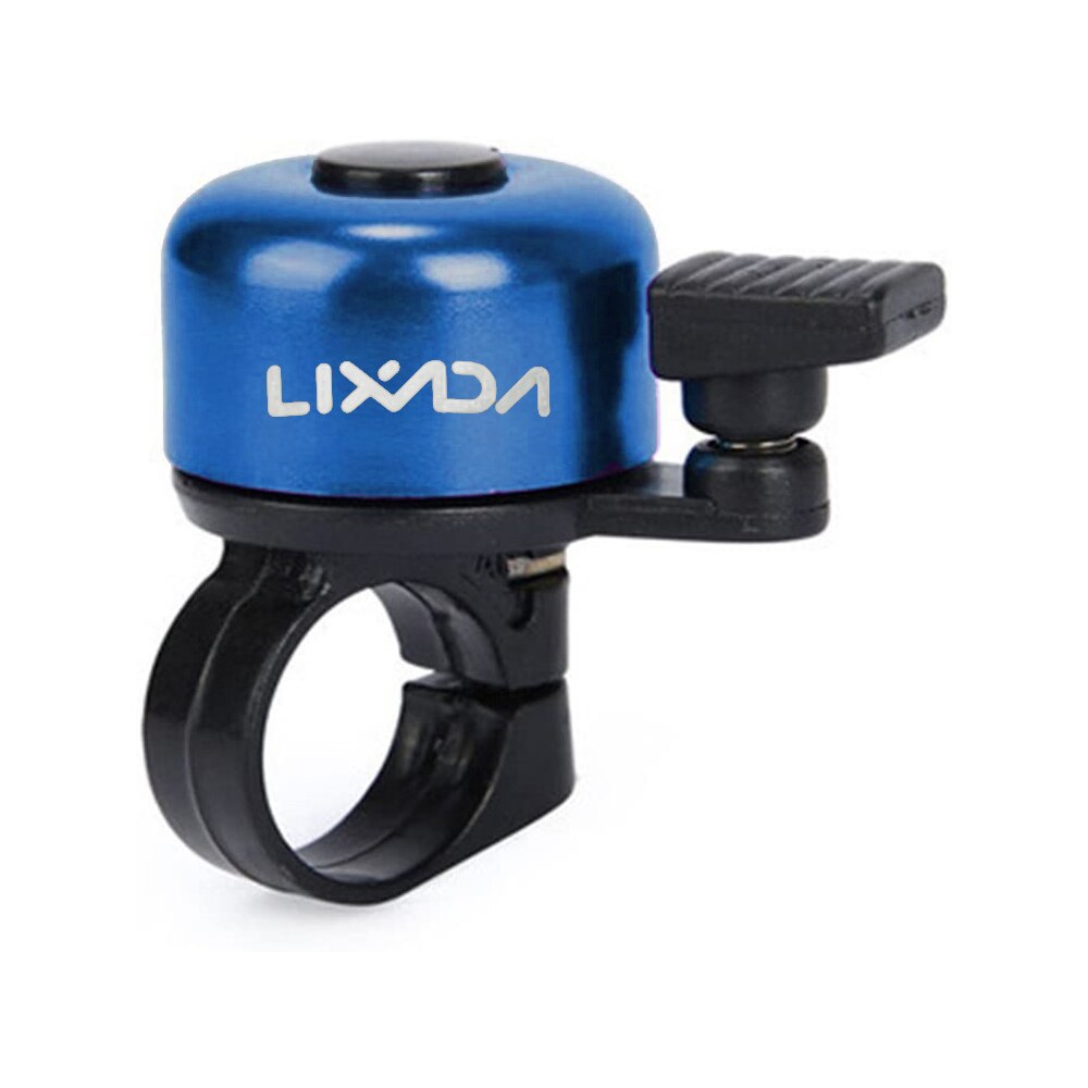 LIXADA-timbre de aleación para bicicleta de montaña y carretera, alarma de sonido para manillar de Ciclismo de seguridad, timbre de Metal, accesorios para MTB: 1pc Blue